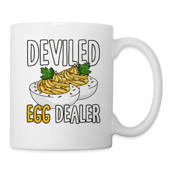 Funny Deviled Eggs Costume Deviled Egg Dad - Mug - white - Right