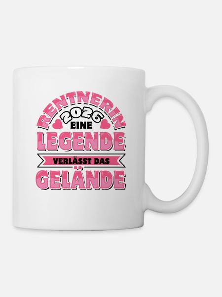 Rentnerin 2026 - Ruhestand - Pension - Tasse - Weiß