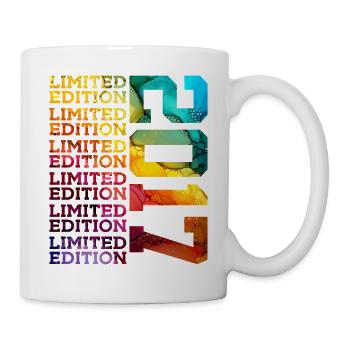 ÉDITION LIMITÉE 2017 9 ANS 9E ANNIVERSAIRE - Mug blanc - blanc - Droite