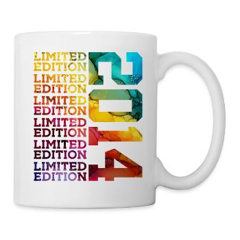 ÉDITION LIMITÉE 2014 12 ANS 12E ANNIVERSAIRE - Mug blanc - blanc - Droite
