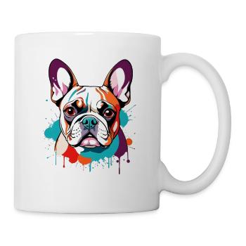 Pop Art Bulldog Color Festival - Mug - white - Right