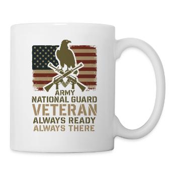 Army Veteran National Guard Veteran in - Mug - white - Right