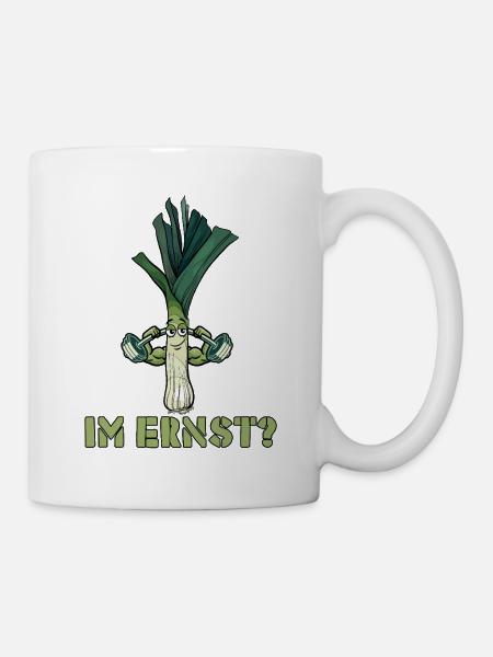 Gewichtheber IM ERNST??? Gym Lustiges - Tasse - Weiß