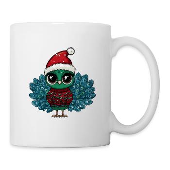 Peacock Bird Christmas - Mug - white - Right