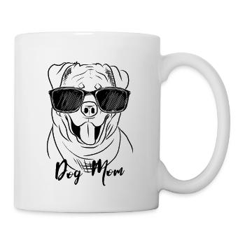 Rottweiler chien maman croquis Art Design - Mug blanc - blanc - Droite