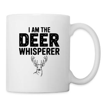 Ich bin der Hirschflüsterer - Tasse - Weiß - Rechts