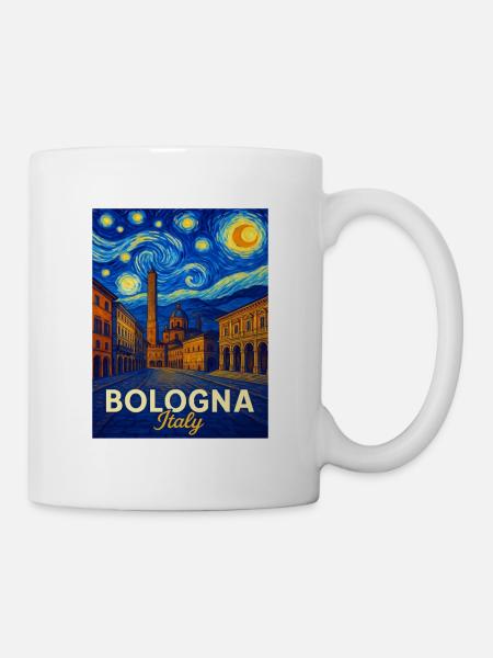 Bologna Italien - Tasse - Weiß