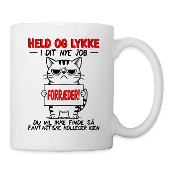 Changement d’emploi Au revoir Collègues Cadeau d’adieu pour un collègue - Mug blanc - blanc - Droite