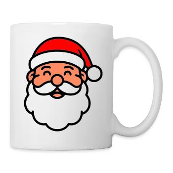 Sweet Santa Claus | St. Nicholas' face - Mug - white - Right