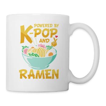 K-Pop Korea-Popmusik Ramen Nudelsuppe Japan - Tasse - Weiß - Rechts