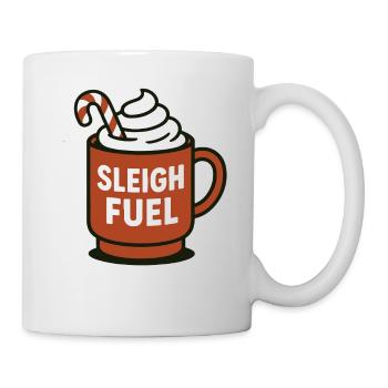 Sleigh Fuel Tasse à chocolat chaud Noël Fun - Mug blanc - blanc - Droite