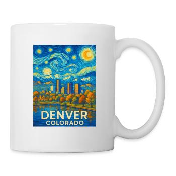 Denver Colorado - Tasse - Weiß - Rechts