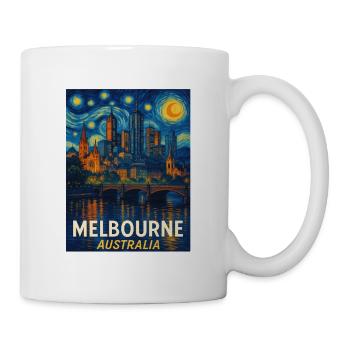 Melbourne Australien - Tasse - Weiß - Rechts