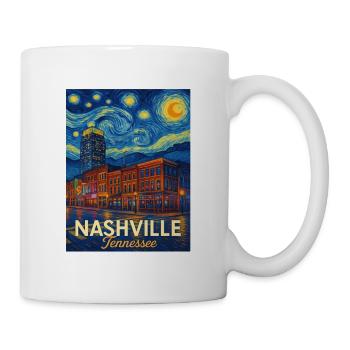Nashville Tennessee - Tasse - Weiß - Rechts