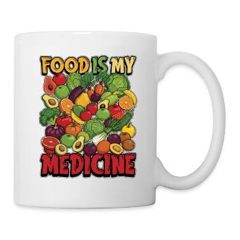 Nutritionist Food Is My Medicine Nutritional Coach - Mug - white - Right