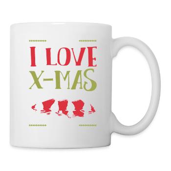 I love Xmas Christmas - Mug - white - Right