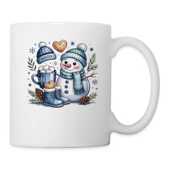 Winter Magic Snowman Cocoa - Mug - white - Right