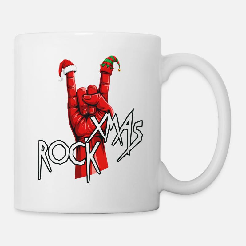 Xmas Rock Hand - Mug - white