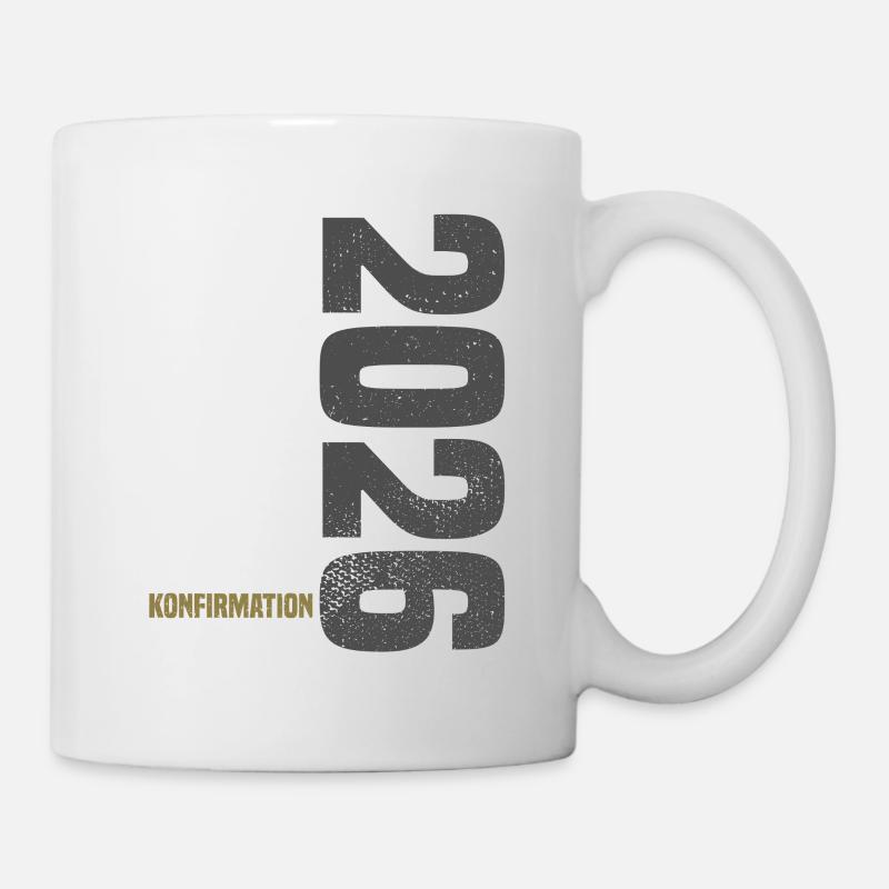 Glückwunsch Konfirmation 2026 - Tasse - Weiß