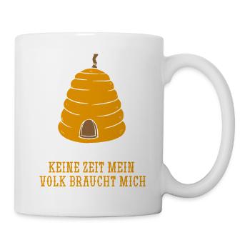 No time my colony needs me bee beekeeper - Mug - white - Right