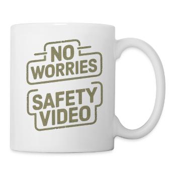 Pas de soucis Sécurité Vidéo Mème - Mug blanc - blanc - Droite