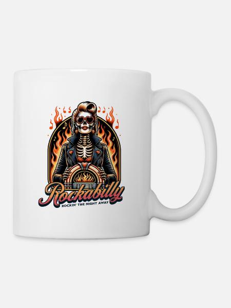 Rock and Roll Always and Forever Rockabilly 2025 - Tasse - Weiß