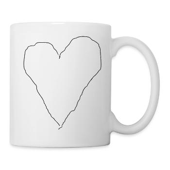 Love is imperfect - Mug - white - Right