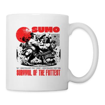 SUMO - Survival Of The Fattest - Tasse - Weiß - Rechts