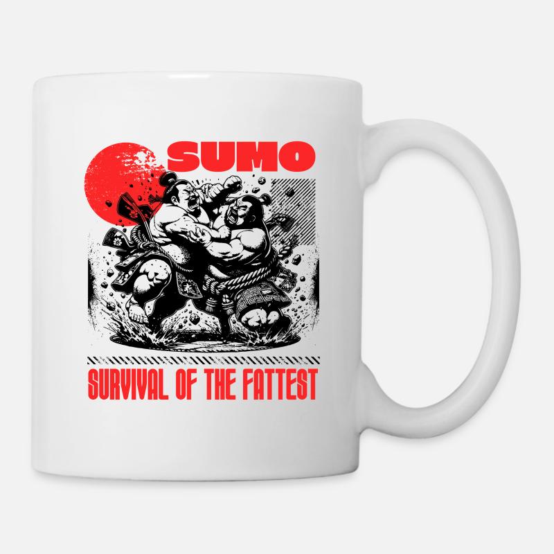 SUMO - La survie du plus gros - Mug blanc - blanc