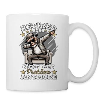 Pensioner 2026, Retirement Man, Retirement, Legend - Mug - white - Right