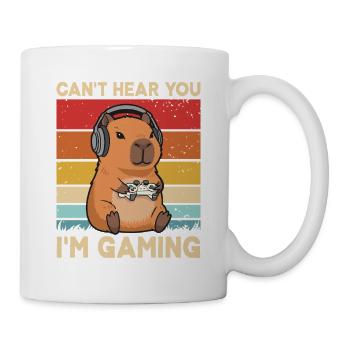 Gaming Capybara Gamer Zocker Videospiele Zocken - Tasse - Weiß - Rechts