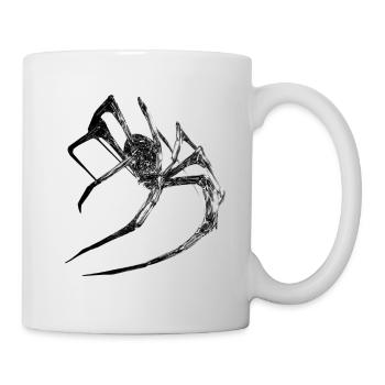 Kristallspinne Glasnacht - Tasse - Weiß - Rechts
