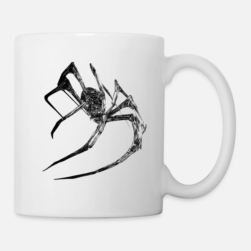 Kristallspinne Glasnacht - Tasse - Weiß