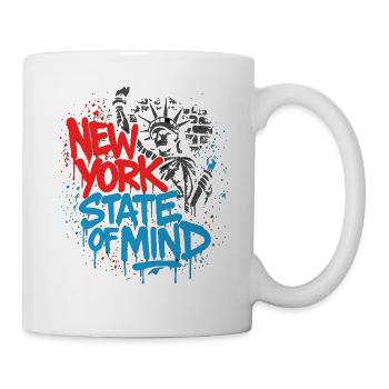 New York State of Mind – Graffiti Street Art Look - Mug - white - Right