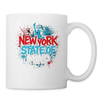 New York State of Mind – Graffiti Street Art Look - Mug - white - Right