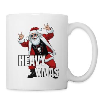 Headbanging Santa - Heavy Xmas - Mug - white - Right