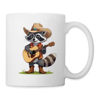 Raccoon Ranchero - Mug - white - Right