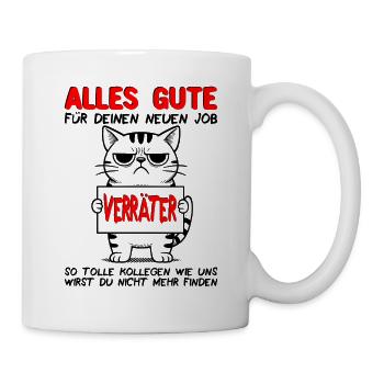 Farewell colleague Farewell gift Job change - Mug - white - Right