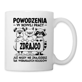 Nouveau travail Adieu Cadeau d’adieu Collègue - Mug blanc - blanc - Droite