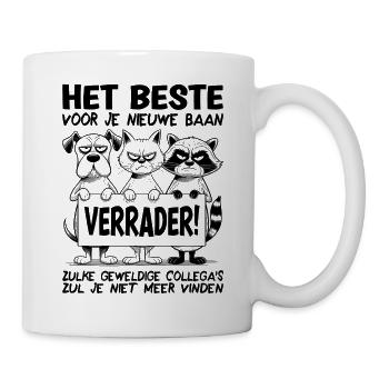 Nouveau travail Cadeau d’adieu Collègue d’adieu - Mug blanc - blanc - Droite