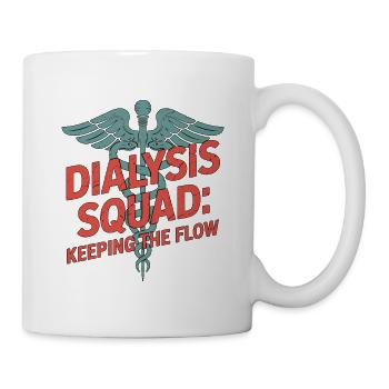 Infirmière en néphrologie de l’escouade de dialyse - Mug blanc - blanc - Droite