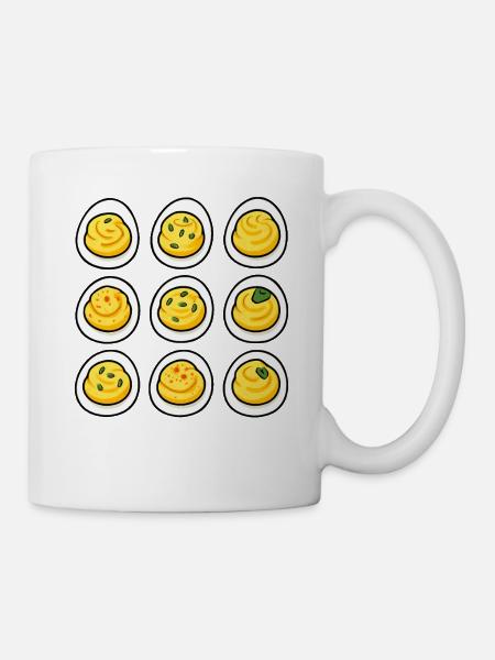 Russische Eier - Tasse - Weiß