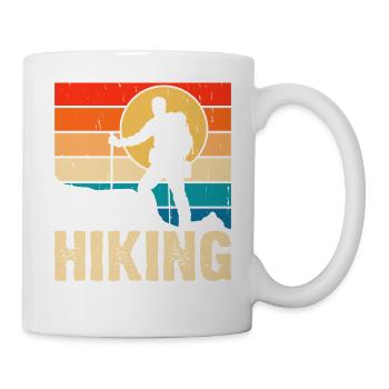 Hiking Retro - Mug - white - Right
