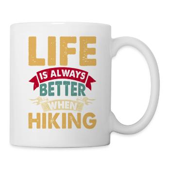 Hiking Hiker Mountaineer Gift - Mug - white - Right