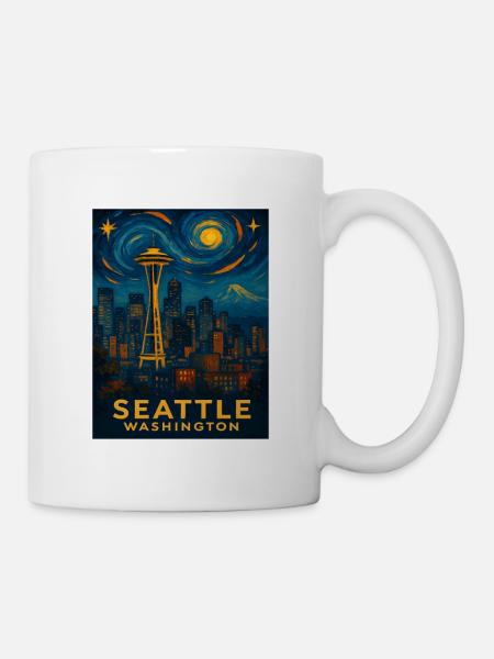 Seattle Washington - Tasse - Weiß