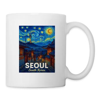 Seoul Südkorea - Tasse - Weiß - Rechts