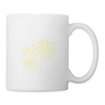 Frohes Neues Jahr Feuerwerk 2026 - Tasse - Weiß - Rechts