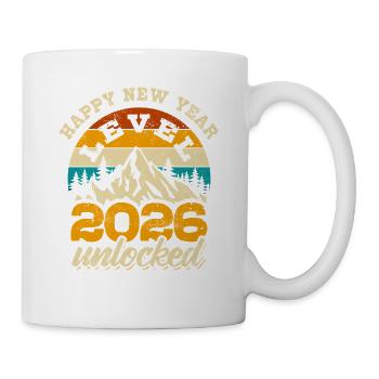 Bonne Année | Niveau 2026 débloqué | Joueur - Mug blanc - blanc - Droite