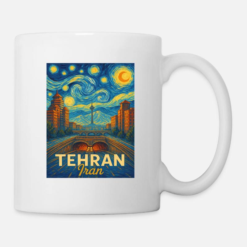 Téhéran, Iran - Mug blanc - blanc