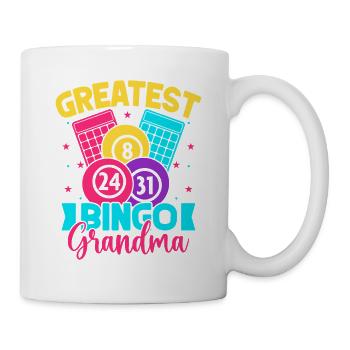 Bingo Game Greatest Grandma Bingo - Mug - white - Right